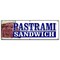 Signmission PASTRAMI SANDWICH BANNER SIGN Yiddish food restaurant butcher shop B-72 Pastrami Sandwich - alternate 1
